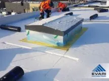 TUULUTUSKANAL Lamekatuse tuulutuskanal Erimell hoonel Tartumaal