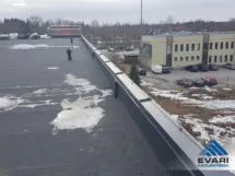 KATUSE PARAPETT Katuse parapett Erimell hoonel Tartumaal