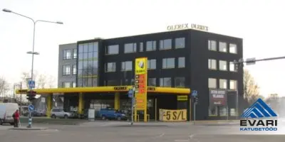 AS Olerex tankla ärihoone katus Tartus Võru 176