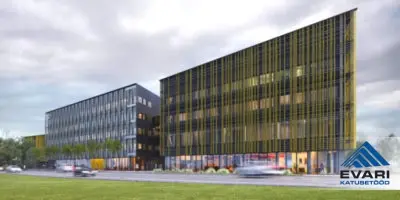 Tartu Ülikooli ettevõtluskeskuse katusetöö Tartus