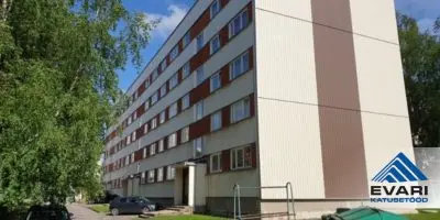 Korrusmaja katuse renoveerimine Valgas Pärna pst 7