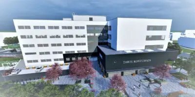 Tartu Kohtumaja lamekatuse ehitus Kalevi 1