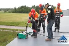 PVC katus, paaniotsa keevitamine lamekatusetöödel