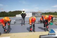 Katuste ehitus, PVC kattega lamekatuse ehitamine