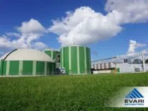 Tartu Biogaas OÜ Ilmatsalu biogaasijaama katus Tartumaal