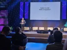Andro Mänd Eesti Arhitektide Liidu president. Ehituskonverents Ehitus 2024+