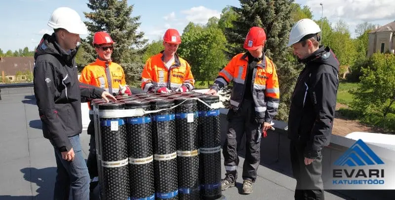 LNoored juhid katusel