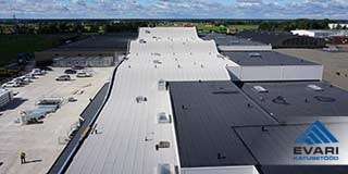 Flat roofing - Roof Construction - OÜ Evari Ehitus