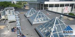 Flat roofing - Roof Construction - OÜ Evari Ehitus