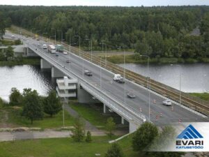 Liiklusega koormatud katus - Papiniidu sillla hüdroisolatsioon Pärnumaal
