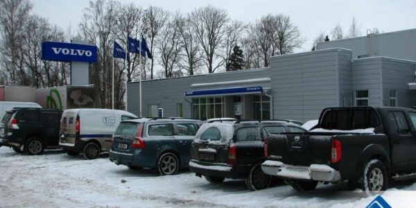 Lamekatuse ehitus Volvo Trucks Estonia Tartu