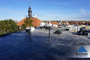 Katusekatte paigaldus Tartus hotellile Lydia