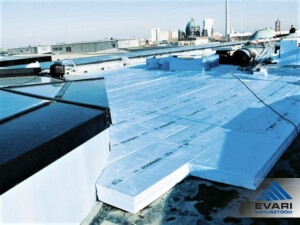 Pööratud katuse soojustus XPS
