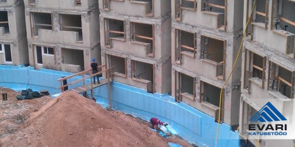 Insulation of foundations is one of the main areas of activity of OÜ Evari Ehitus