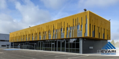 UPS Kuller Tartu, EKLT OÜ katuse ehitamine
