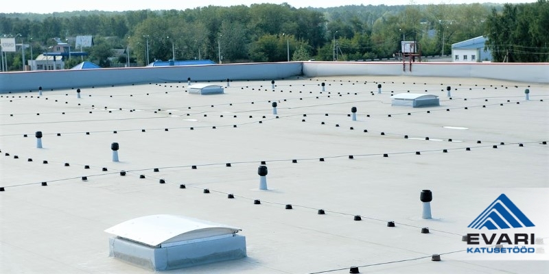 PVC rullmaterjal katuse hüdroisolatsiooniks