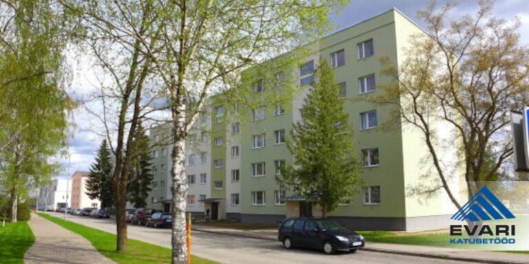 Kortermaja katuse renoveerimine Põlvas Uus 9