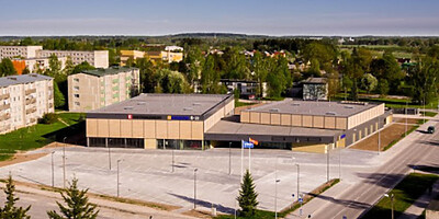 Jõgeva Pae keskuse lamekatuse ehitus