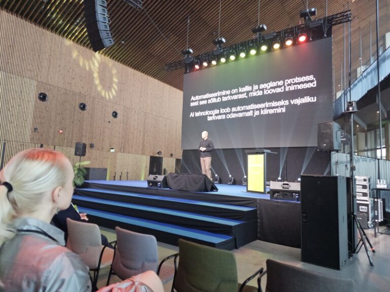 Linnar Viik Eesti infotehnoloog ja IT-visionäär. Ehituskonverents Ehitus 2025+ Tallinna Sadama Kruiisiterminalis toimus 02.12.2025