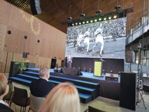 Eneli Liisma Kvaliteedijuht, Merko Ehitus Eesti AS. Ehituskonverents Ehitus 2025+ Tallinna Sadama Kruiisiterminalis toimus 02.12.2025