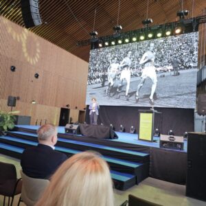 Eneli Liisma Kvaliteedijuht, Merko Ehitus Eesti AS. Ehituskonverents Ehitus 2025+ Tallinna Sadama Kruiisiterminalis toimus 02.12.2025