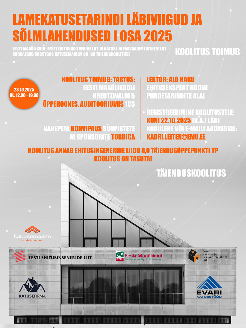 LAMEKATUSETARINDI LÄBIVIIGUD JA SÕLMLAHENDUSED Lamekatusetarindi läbiviigud ja sõlmlahendused