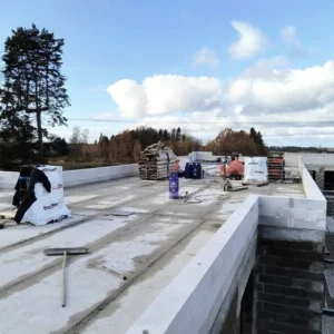 LAMEKATUSE RAUDBETOONIST ALUSKONSTRUKTSIOON Lamekatuse raudbetoonist aluskonstruktsioon