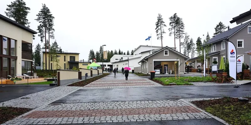 Kaasaegsed katused ja eramajad – Soome elamumess 2016 Seinäjoki linnas.