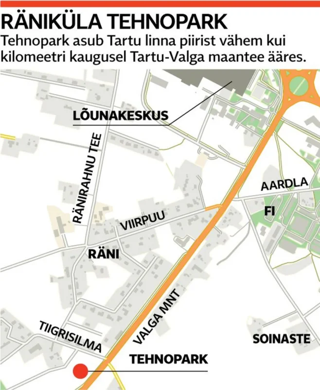 Tehnopargi arendaja seisak loppes majanduskasv on Louna Eestisse joudnud - OÜ Evari Ehitus