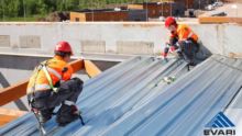 Kandeprofiilplekist katuse aluskonstruktsiooni paigaldamine Kandev profiilplekk, kandeprofiilplekist katuse aluskonstruktsiooni paigaldamine