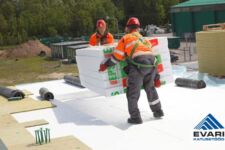 Vahtsoojustuse tõstmine PVC kattega katusel