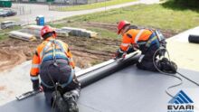 Plastrullmaterjalist räästasõlme ehitus katusetööde tegemisel