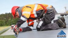 Katuseääre mehaaniline kinnitamine PVC kattega katuseääre mehaaniline kinnitamine lamekatuste ehitamisel