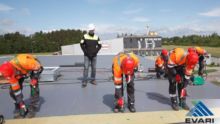 PVC kattega lamekatuse ehitamine PVC kattega lamekatuse ehitamine