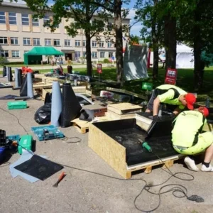 LAMEKATUSE VÕISTLUSMAA Baltroof 2014 Erglis, Lätimaal