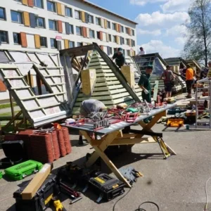 VIILKATUSTE VÕISTLUSMAA Baltroof 2014 Erglis, Lätimaal