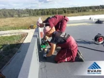 PARAPETI EHITUS PVC katuse parapeti ehitus