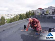 Lamekatusetööd renoveeritaval katusel
