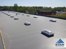 Welement AS tootmishoone PVC kattega katusetöö PVC kattega lamekatus Tartus Klaasi 14