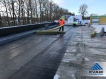 Lamekatuse aurutõke ja soojustuse paigaldus lamekatuse aurutõke ja soojustuse paigaldus