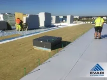 RULLMATERJALI PAIGALDUS pvc rullmaterjali paigaldus 2G Baltic Company laohoone katusetööd Tartumaal