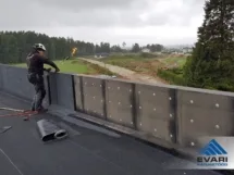 PARAPETT parapeti ehitustööd hüdroisolatsiooni keevitamine