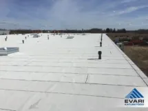 VALGE KATUSEKATE valge puistega katusekate