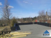 Värvitsehhi katuse ehitustööd