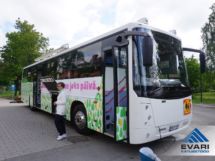 Lasteaiabuss Kovola 2019 elamumessil Soomes