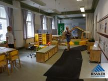 Laste päevakodu mängusaal Kouvola elamumessil Soomes