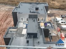 Katusetööd Katuste ehitus kortermajadele Tartus Ihaste põik 6 ja 8 katusetööd