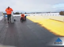 KATUSETÖÖ Lasita Maja AS tootmishoone katusetöö Tartumaal Risu tee 2