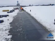 VAJUMISVUUK Lasita Maja AS tootmishoone katuse vajumisvuuk