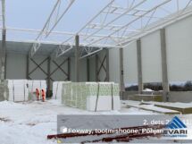 Fofwey OÜ tootmishoone katusekonstruktsioon